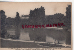 Delcampe - 75- 14- PARIS- PARC MONTSOURIS  LES PLATES BANDES AU BORD DU LAC - Paris (14)