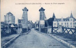 Delcampe - 86 LA ROCHE POSAY LES BAINS ENTREE DU PONT SUSPENDU - La Roche Posay