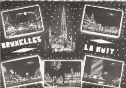 POSTCARD 565,Belgium,Bruxelles - Bruselas La Noche