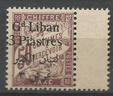 GRAND LIBAN TAXE  N° 9 BDF NEUF**  SANS CHARNIERE  / Hingeless /MNH - Impuestos