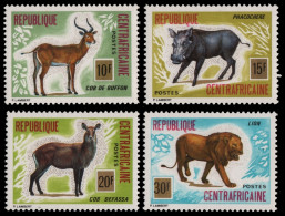 Zentralafrikanische Rep. 1975 - Mi-Nr. 381-384 ** - MNH - Wildtiere - Centrafricaine (République)