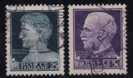 ITALY / ITALIA 1929 - Canceled - Sc# 230, 231 - Oblitérés