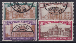 ITALY / ITALIA 1924 - Canceled - Sc# B20-B23 - Usados