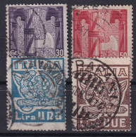 ITALY / ITALIA 1923 - Canceled - Sc# 160-163 - Afgestempeld