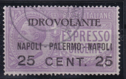 ITALY / ITALIA 1917 - Canceled - Sc# C2 - Idrovolante Napoli-Palermo-Napoli - Gebraucht