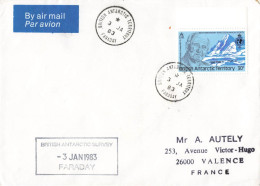 Lettre BRITISH ANTARTIC TERRITORY 1983 - Lettres & Documents