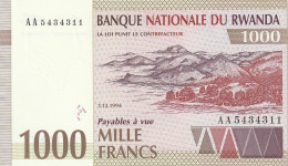 RWANDA 1000 Francs 1994 P-24 UNC - Rwanda