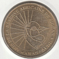 MONNAIE DE PARIS 2012 - 11 SIGEAN Réserve Africaine De Sigean - La Grue Couronnée – ARAS - 2012