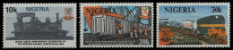 Nigeria 1980 - Mi-Nr. 374-376 ** - MNH - Eisenbahn / Train - Nigeria (1961-...)