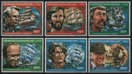 Zentralafrikanische Rep. 1981 - Mi-Nr. 767-772 ** - MNH - Schiffe / Ships - Centrafricaine (République)