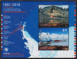 Argentina - 2016 -  Antártida: 25 Años De La Firma Del Protocolo Al Tratado Antártico. - Ungebraucht