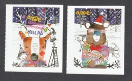 Greece 2017 Christmas Self-Adhesive Stamps From Booklets - Neufs