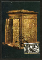 UK / GRANDE BRETAGNE (2022) Carte Maximum Card Tutankhamun, Toutânkhamon, Tutanchamun - Moving Small Golden Shrine - Maximumkaarten