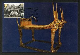 UK / GRANDE BRETAGNE (2022) Carte Maximum Card Tutankhamun, Toutânkhamon, Tutanchamun - Objects In The Antechamber - Cartas Máxima