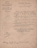 Dossier De Carriere D Un Commis Ambulant Sur La Ligne Du Sud Ouest 1895/1906 - Poste Ferroviaire
