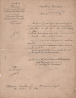 Dossier De Carriere D Un Commis Ambulant Sur La Ligne Du Sud Ouest 1895/1906 - Correo Ferroviario