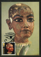 UK / GRANDE BRETAGNE (2022) Carte Maximum Card Tutankhamun's Tomb, Toutânkhamon, Tutanchamun - Head Of The King - Cartes-Maximum (CM)