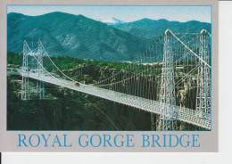 Royal Gorge Bridge Colorado USA Suspension Bridge 1053 Feet  Arkansas River  Sangre DeCristo Mountains   CPM  2 Sc - Autres & Non Classés