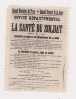 Vignette Militaire Delandre - Patriotique - La Santé Du Soldat - Vignettes Militaires