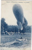 CPA AVIATION - Camp De Coëtquidan (MORBIHAN) - La Saucisse (Ed. Barlin, Rennes) - Tarif à 10cts Obli. Le 13 Juin 1923 - Zeppeline