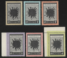 Griechenland 1954 - Mi-Nr. 618-623 ** - MNH - Zypern (V) - Unused Stamps