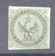 0co  635  -  Colonies Générales  :  Yv  1  * - Eagle And Crown