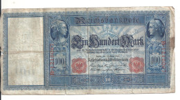 ALLEMAGNE 100 MARK 1908 VG+ P 35 - 100 Mark