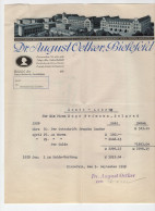 1929. GERMANY,BIELEFELD,DR.AUGUST OETKER MAIN FABRIK,INVOICE ON LETTERHEAD SENT TO BELGRADE,YUGOSLAVIA - Alimentaire