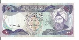 IRAK 10 DINARS 1980-82 VF P 71 - Iraq