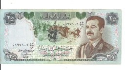 IRAK 25 DINARS 1986 VF P 73 - Iraq