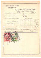 Belgique Timbres Fiscaux Taxe De Transmission Douane Bruxelles Boirs Bassenge 1931 - Documentos