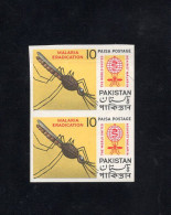 Pakistan 1962 10p Malaria Mosquitoes IMPERF Error Paludismo Paludism Very Rare MNH - Pakistan