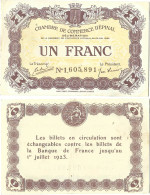 France - BILLET - Chambre De Commerce D'EPINAL - UN FRANC - 1920 - NEUF - JP.056.05 - 15-293 - Bonds & Basic Needs