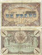 France - BILLET - Chambre De Commerce De SENS - UN FRANC - 1920 - JP.118.12 - 15-297 - Notgeld