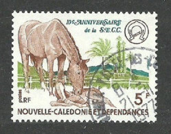 NEW CALEDONIA 1977 HORSE BREEDING SOCIETY SET USED - Used Stamps