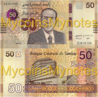 Tunisia, 50 Dinares, 2022, PNEW, UNC - Tusesië