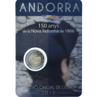 Andorre, 2 Euro, Réforme De 1866, 2016, FDC, Bimétallique - Andorra