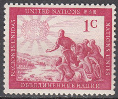 UNITED NATIONS NY   SCOTT NO 1  MNH     YEAR  1951 - Nuevos