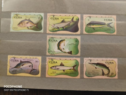 1971	Cuba	Fishes (F62) - Used Stamps