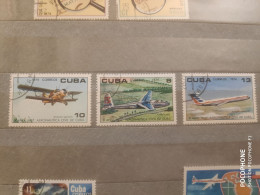 1974	Cuba	Aviation (F62) - Used Stamps