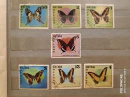 1972	Cuba	Butterflies (F62) - Oblitérés
