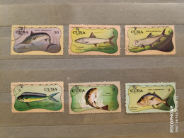 1971	Cuba	Fishes (F62) - Gebruikt