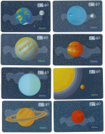 Série Complète Astronomie 10 Télécartes Brésil Phonecard (salon 448) - Brasilien