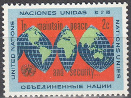 UNITED NATIONS NY   SCOTT NO 125   MNH     YEAR  1964 - Unused Stamps