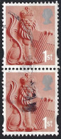 GREAT BRITAIN 2003 QEII 1st Lake-Brown & Silver, Vertical Pair SGEN2 FU - England