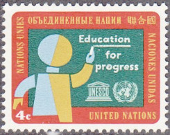 UNITED NATIONS NY   SCOTT NO 134   MNH     YEAR  1964 - Unused Stamps