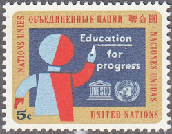 UNITED NATIONS NY   SCOTT NO 135   MNH     YEAR  1964 - Unused Stamps