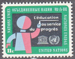 UNITED NATIONS NY   SCOTT NO 136   MNH     YEAR  1964 - Unused Stamps