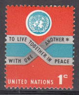 UNITED NATIONS NY   SCOTT NO 146   MNH     YEAR  1965 - Unused Stamps