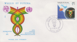 Enveloppe  FDC  1er  Jour    WALLIS  Et  FUTUNA     Journée  Mondiale  Des  Télécommunications   1981 - FDC